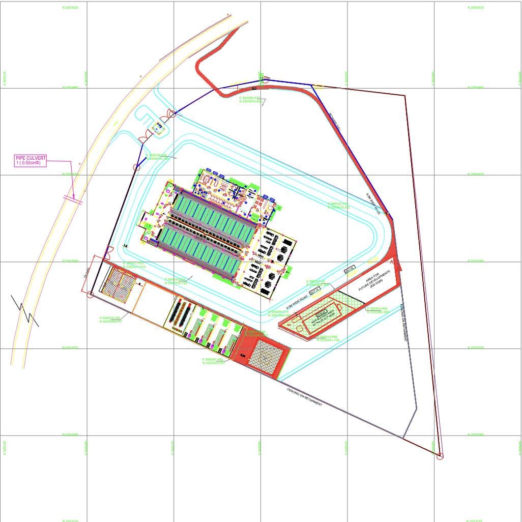Campus layout drawing