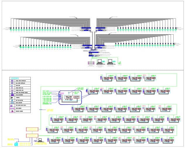 Campus layout drawing