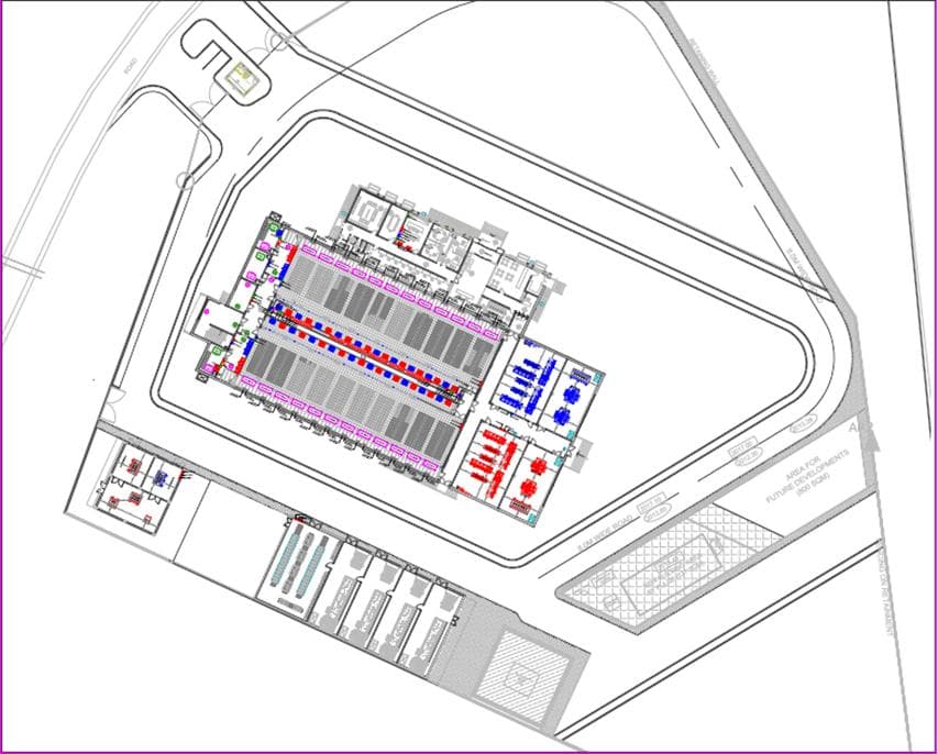 Datacenter site plan
