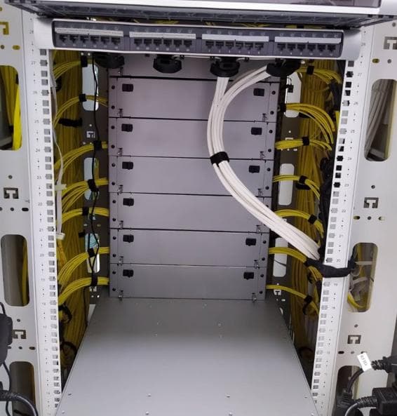 Fiber and CAT6A dressing 2