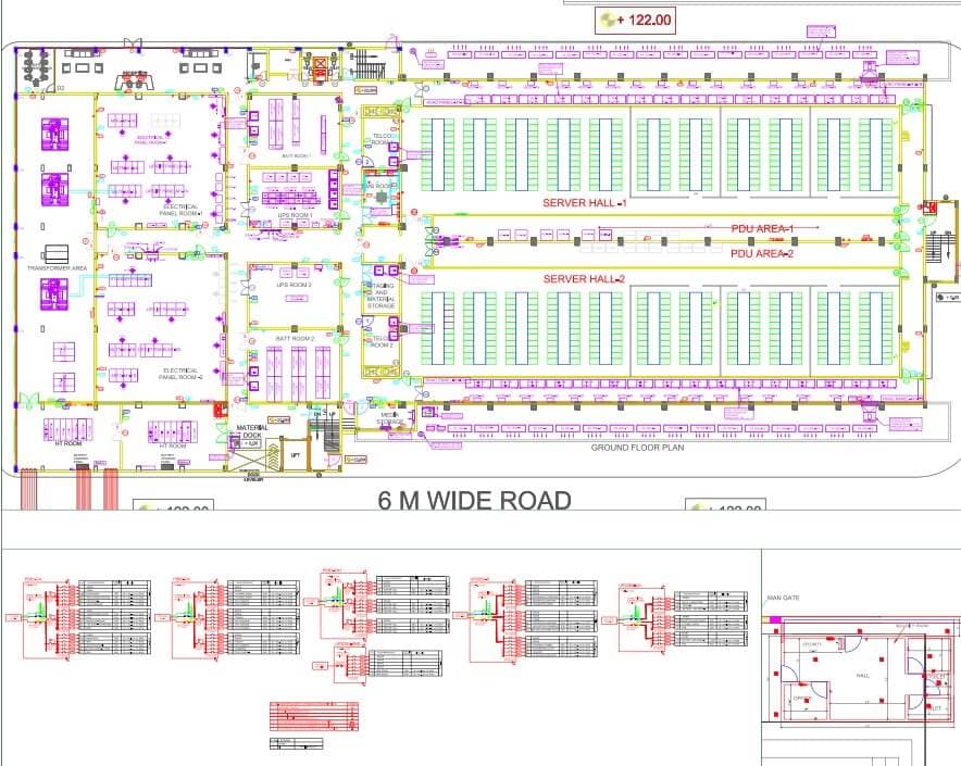 Campus layout drawing