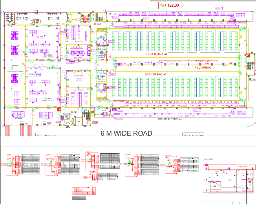 Campus layout drawing