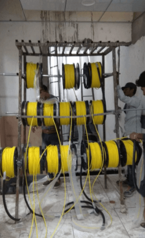 Fiber and CAT6A laying 2