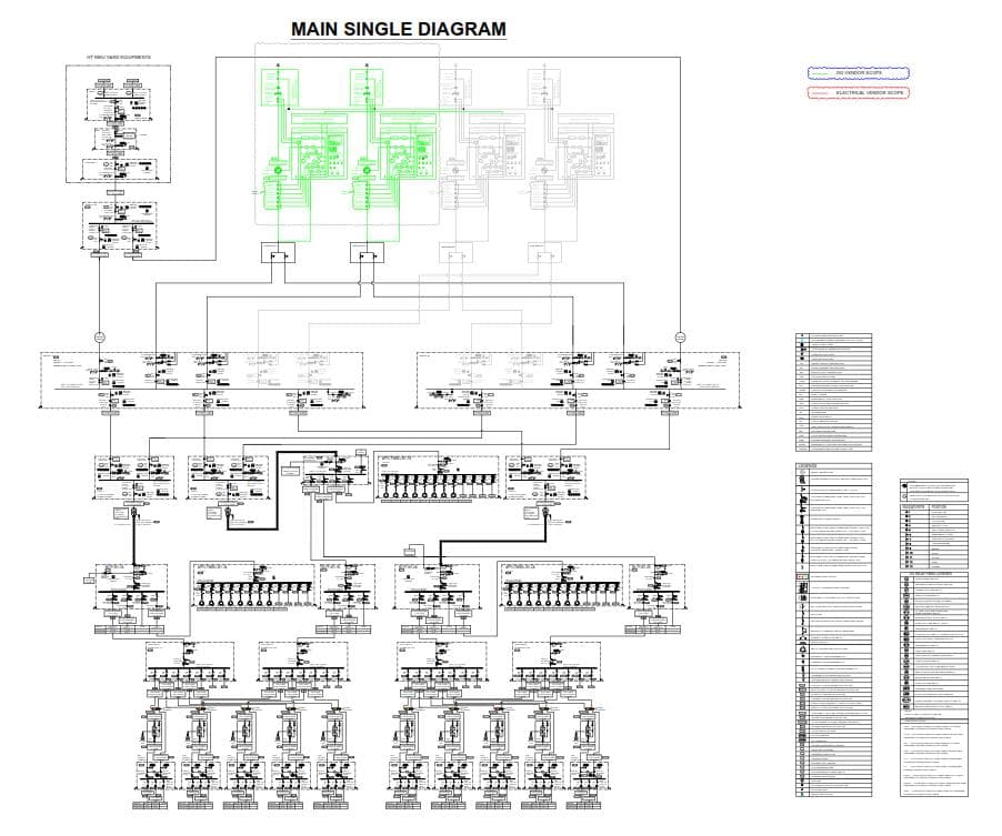 Campus layout drawing