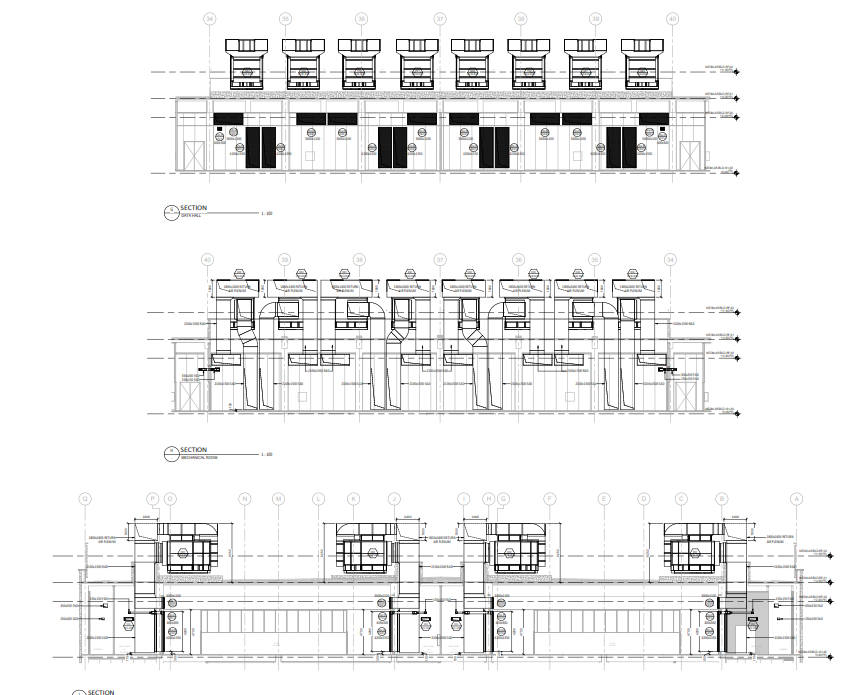 Mechanical layout – left sheet