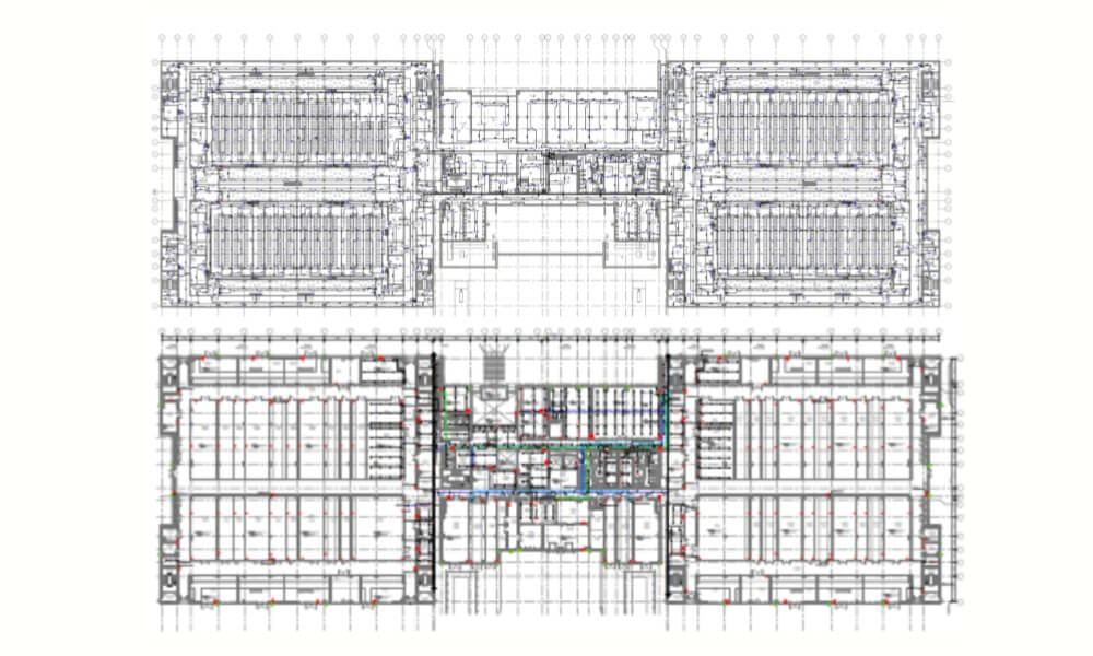 Mechanical layout – left sheet