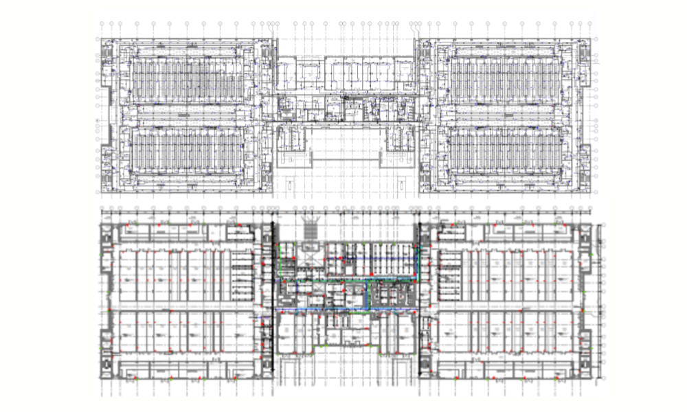 Mechanical layout – left sheet