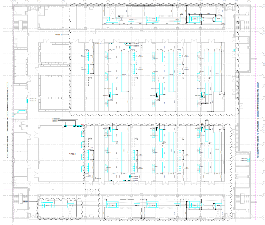 Mechanical layout – left sheet