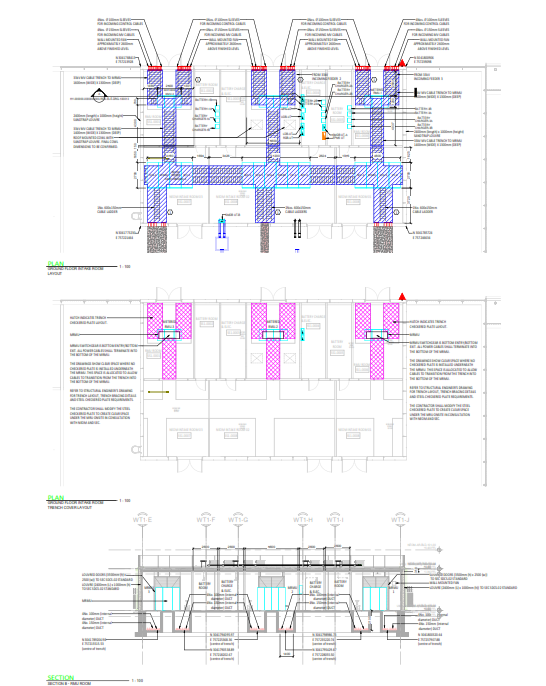Mechanical layout – left sheet