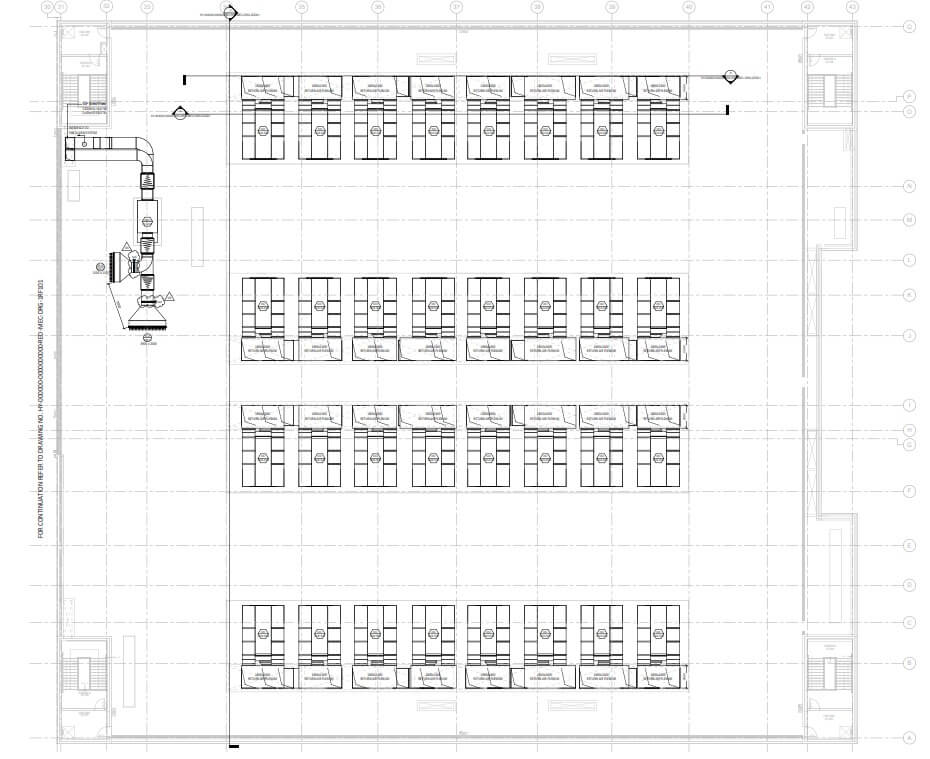 Mechanical layout – left sheet