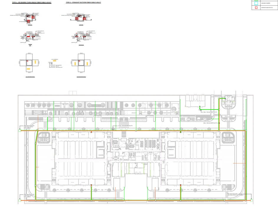 Mechanical layout – left sheet